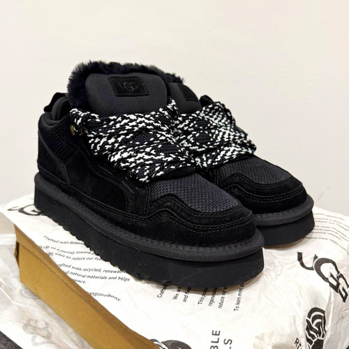 Ugg lowmel black shoes size - size, 6
