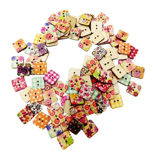 100pcs mixed bulk sqaure - mixed,
