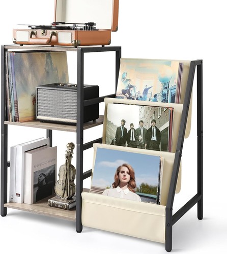 Bikoney record player stand - record,