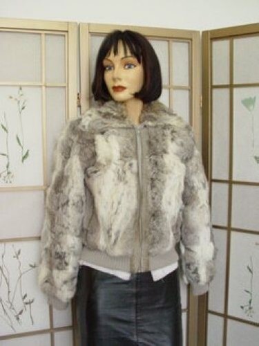 Scrap item rabbit fur - item:, suede