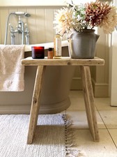 Wooden bench rustic small