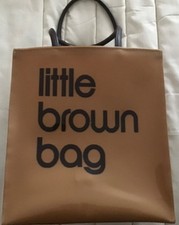 Little Brown Bag, Bloomingdales, NYC, Iconic, Tote, Small, PVC, Lunch, New York