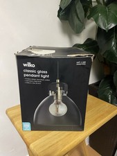 Wilko Classic Glass Pendant Light Chandelier