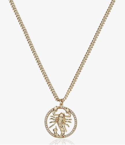 14k gold scorpio necklace - 14k,