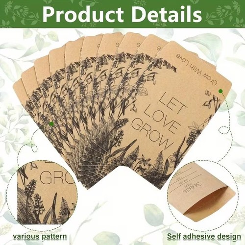 50pcs seed packet - 25/50pcs,