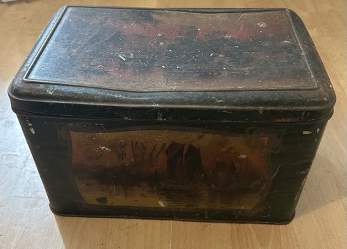 Victorian colmans mustard - mustard, tin
