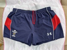 Under Armour Wales Away Rugby Shorts 2010-12 Size XL Worn Once Mint Condition 