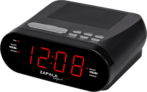 Wake alarm clock with - with, radio