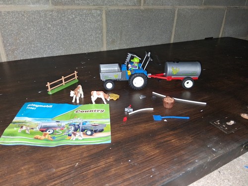 Playmobil 70367 farm tractor - farm, &