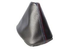 Gear Gaiter For BMW Series 3 E36 E46 Graphite Carbon Fiber TRI Stitch
