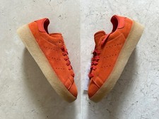 ADIDAS STAN SMITH CREPE SUEDE MEN SHOES TRAINERS ORANGE FZ6445 - UK 9 EU  43 1/3