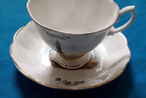Blackpool souvenir cup and - cup,