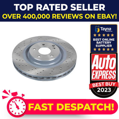 Brake discs pair - discs, vented