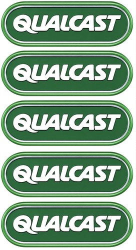 Qualcast lawnmower stickers - lawnmower,