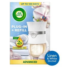 Air Wick  Linen & White Orchid Advanced Electrical Plug‑In Kit 19 ml