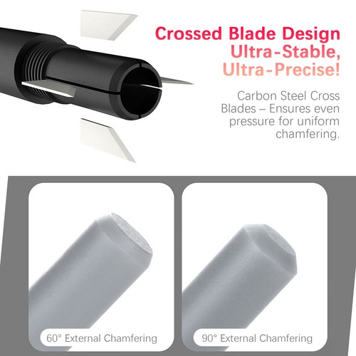 Double ended deburring tool - double,