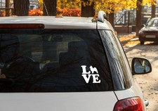 Love Pomeranian Cute Dog Car