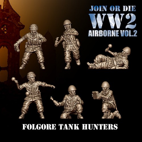 28mm ww2 folgore tank hunters - folgore,