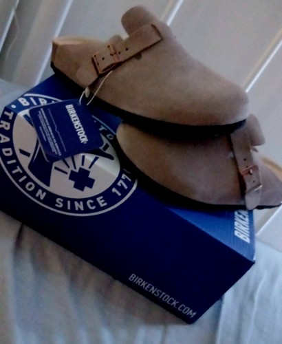 Birkenstock boston grey - boston, bs