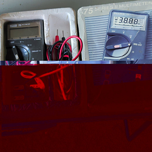 Fluke multimeter with leads - fluke,