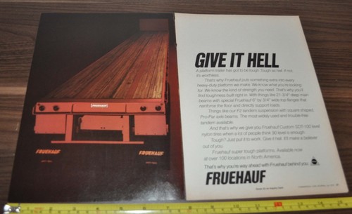 1975 fruehauf trailer truck - trailer, ad