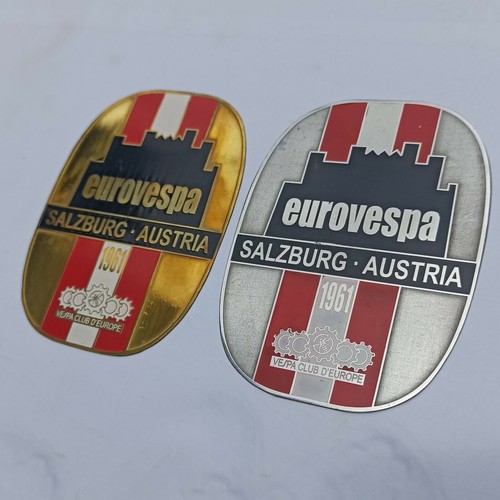Vintage euro vespa badge club - vintage,
