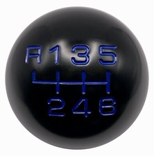 black blue gear shift knob