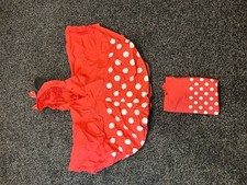 Disney Minnie Mouse Rain Coat/Poncho & Bag for Kids VGC