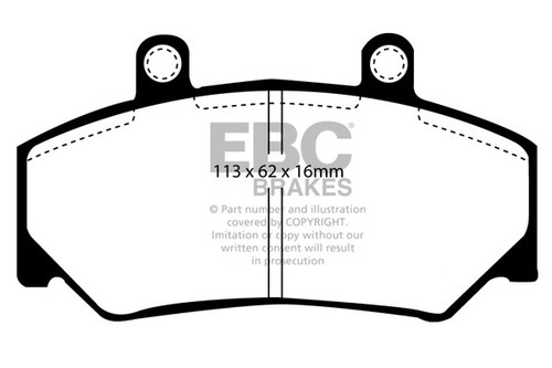 Ebc yellowstuff front - front, brake