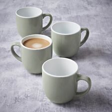 Set of 4 Sage Gloss Effect Tea Coffee Mugs Cups Kitchenware Mug Premium Quality