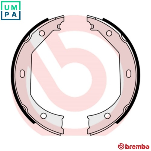 Brake shoe set - shoe, parking