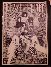 Led Zeppelin Madison Square Garden ORIGINAL ART by Steve Harradine