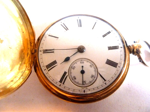 Vintage solid 18ct gold fusee - 18ct,