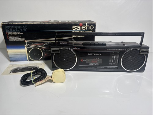 Boxed vintage saisho portable - vintage,