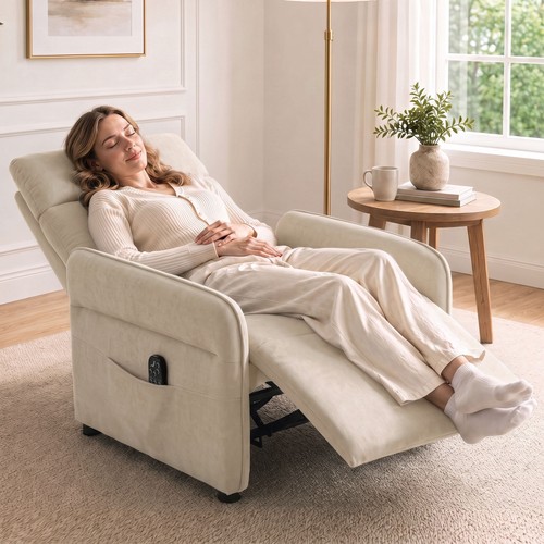 Push back recliner armchair - back,