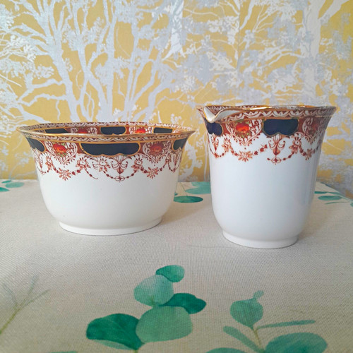 Roslyn bone china creamer and - roslyn,