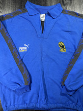 Original Puma Sheffield Wednesday 1995/1996 Drill Top Jumper Mens Medium