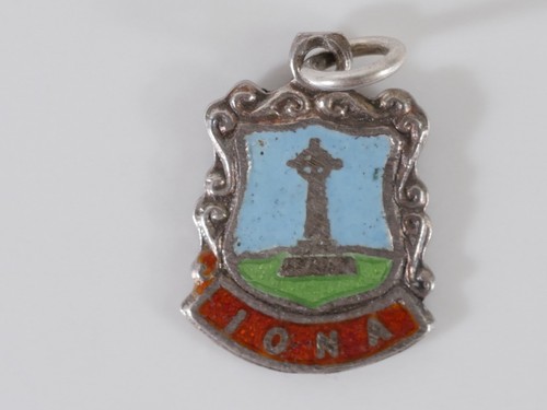 Vintage sterling silver enamel - sterling,