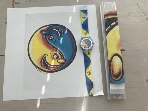 Swatch watch kenny scharf - -,