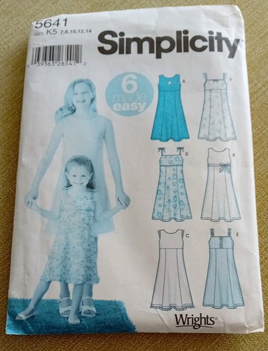 5641 vintage simplicity sewing - simplicity,