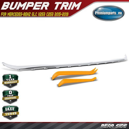 Rear chrome bumper moulding - chrome,