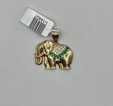 14k Yellow Gold Elephant