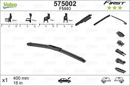 Valeo front wiper blades - wiper,