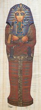 Egyptian papyrus painting - egyptian,