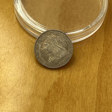 1893 victoria penny silver - 1893,