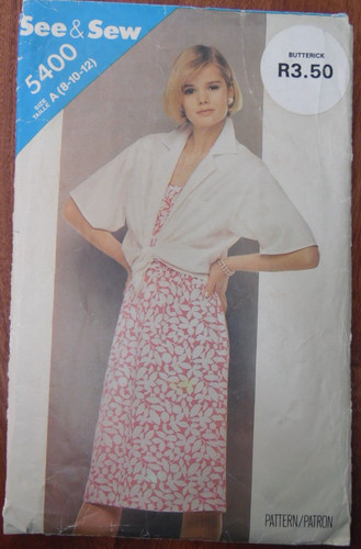 Butterick 5400 sewing pattern - butterick,