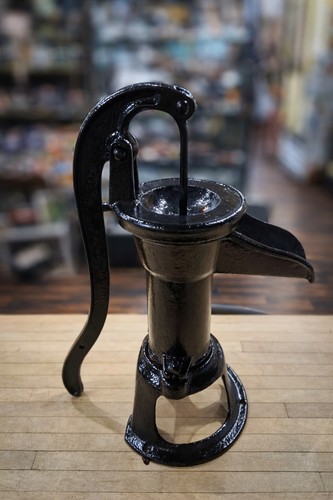 Cast iron hand water pump - hand,