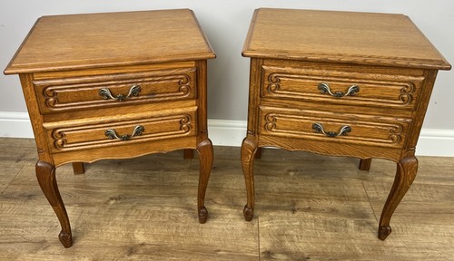Pair bedside tables vintage - pair,