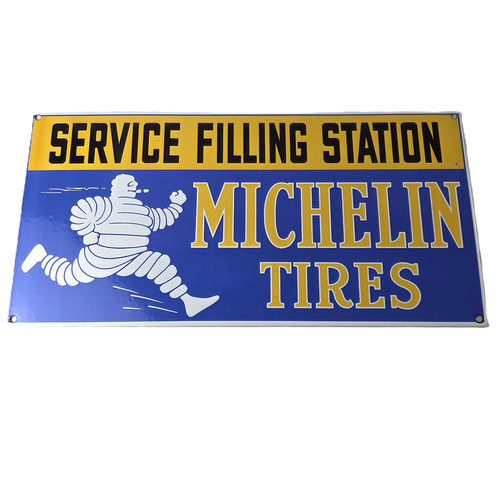 Vintage michelin tires sign - vintage,