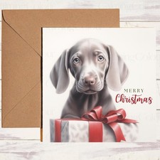 Weimaraner Christmas Card |